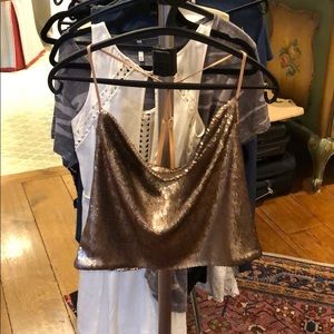 Super cute gold tank